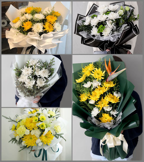 安徽淮北市濉溪县四铺镇北陈村白事花束代送